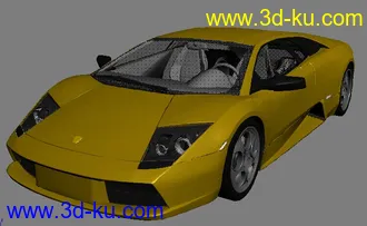 3D打印模型超炫超酷超精细蓝博基尼的图片