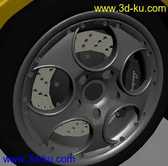 3D打印模型超炫超酷超精细蓝博基尼的图片