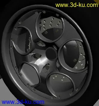 3D打印模型超炫超酷超精细蓝博基尼的图片