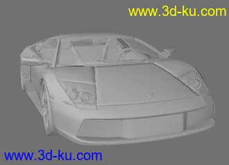 3D打印模型超炫超酷超精细蓝博基尼的图片