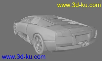 3D打印模型超炫超酷超精细蓝博基尼的图片