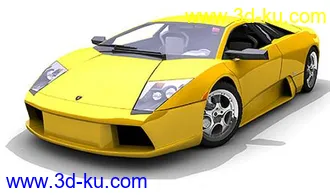 3D打印模型超炫超酷超精细蓝博基尼的图片