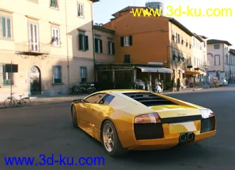 3D打印模型超炫超酷超精细蓝博基尼的图片