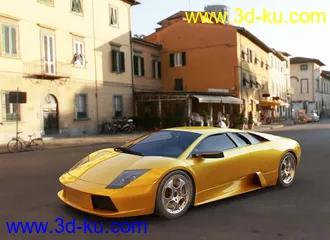 3D打印模型超炫超酷超精细蓝博基尼的图片