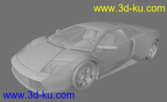 3D打印模型超炫超酷超精细蓝博基尼的图片