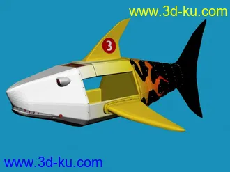 3D打印模型鲨鱼（机器的）的图片