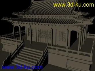 3D打印模型自己搜集的分享下（ 亭子 树 古建筑）顺便拿点积分的图片
