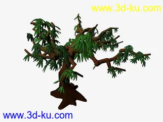 3D打印模型自己搜集的分享下（ 亭子 树 古建筑）顺便拿点积分的图片
