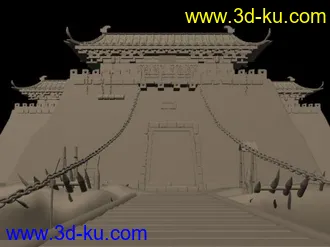 3D打印模型自己搜集的分享下（ 亭子 树 古建筑）顺便拿点积分的图片