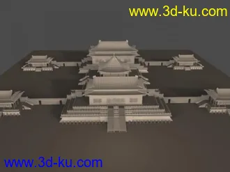 3D打印模型自己搜集的分享下（ 亭子 树 古建筑）顺便拿点积分的图片