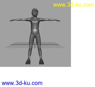 3D打印模型潜水员一个的图片