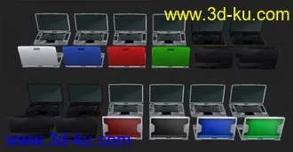 游戏中电脑笔记本模型贴图的图片