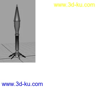 3D打印模型导弹的图片