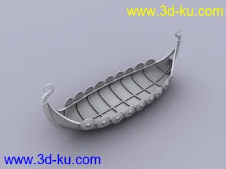 3D打印模型独木舟一条，挺好玩的~的图片