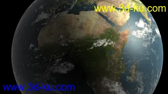 90多M的精细地球模型的图片