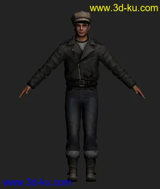 3D打印模型cg model首发-黑手党2人物@Vito（带骨骼）的图片