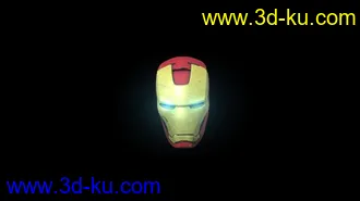 maya钢铁侠头部模型的图片
