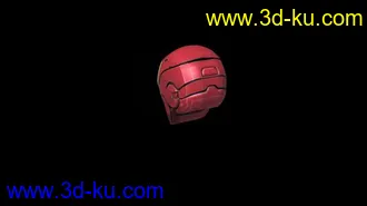 maya钢铁侠头部模型的图片