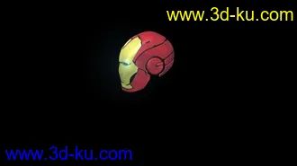 maya钢铁侠头部模型的图片