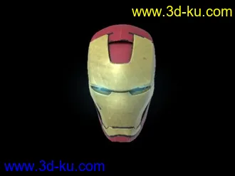 maya钢铁侠头部模型的图片