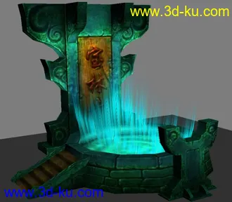 3D打印模型自做场景_宝林寺的图片