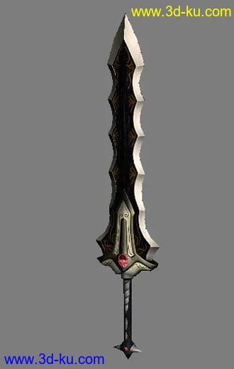 3D打印模型次时代 双手剑的图片