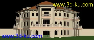 3D打印模型欧式建筑的图片
