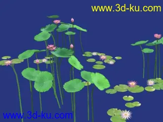 3D打印模型4棵低模草的图片