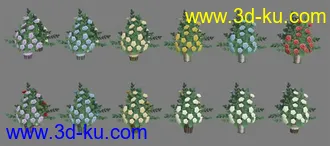 花篮模型游戏用的图片