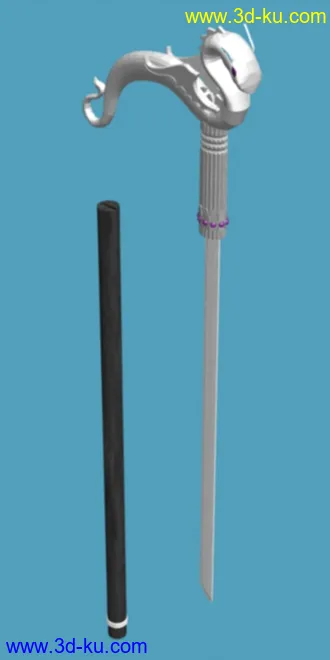 3D打印模型杖剑的图片