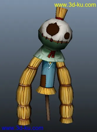 3D打印模型稻草人的图片