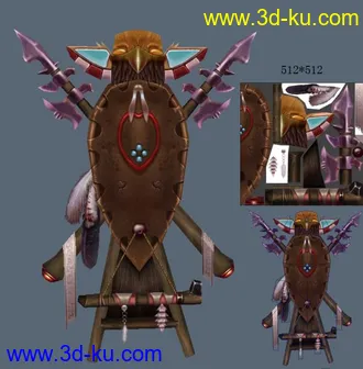 3D打印模型魔兽图腾的图片