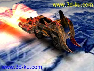 3D打印模型改装摩托的图片