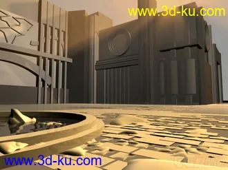 3D打印模型欧洲建筑的图片