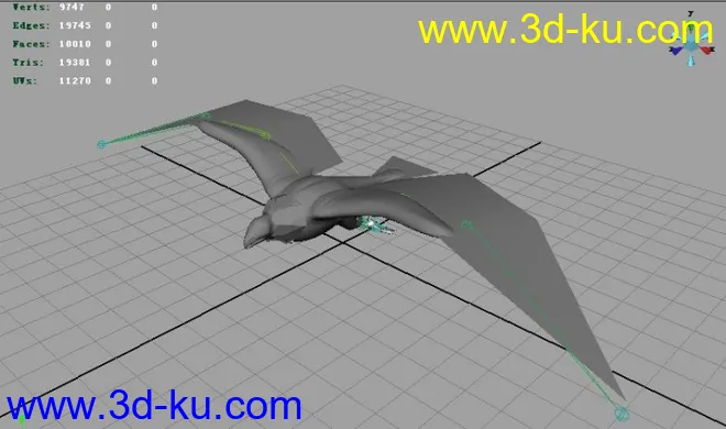 整一个 老鹰的动画。。。模型的图片1