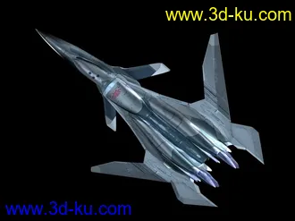 3D打印模型自制   “歼10”   低模－游戏用的图片
