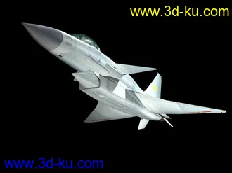 3D打印模型自制   “歼10”   低模－游戏用的图片