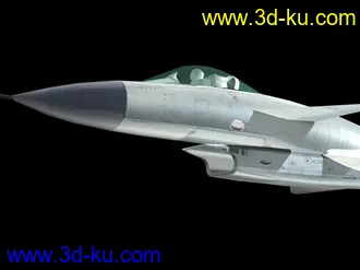 3D打印模型自制   “歼10”   低模－游戏用的图片
