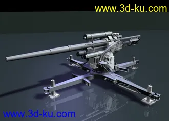 3D打印模型高射炮的图片