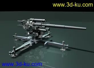 3D打印模型高射炮的图片