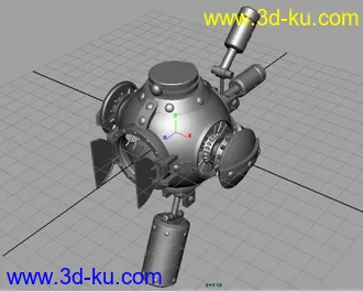 3D打印模型小潜艇 器的图片