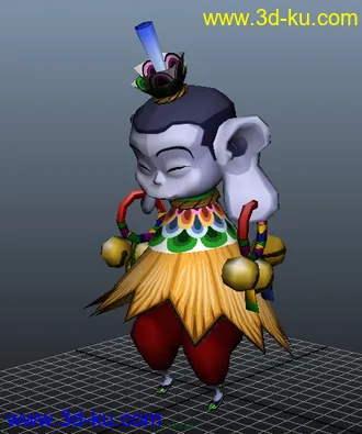 3D打印模型小人物一个的图片