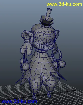 3D打印模型小人物一个的图片