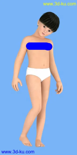 3D打印模型小孩一只的图片