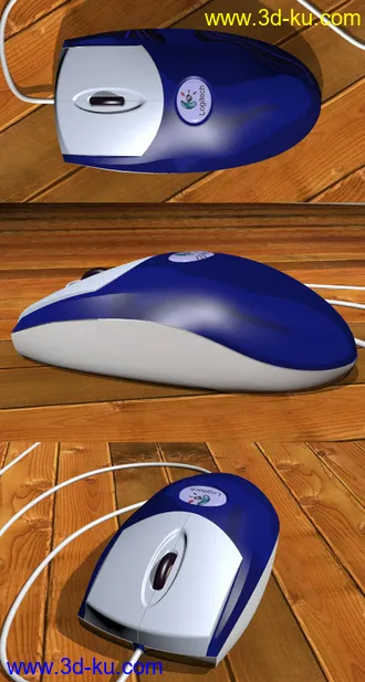 3D打印模型原創--羅技鼠標(含3DS格式)的图片