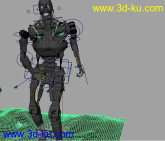 3D打印模型T800的图片