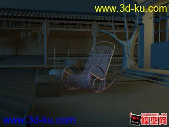 3D打印模型四合院的图片
