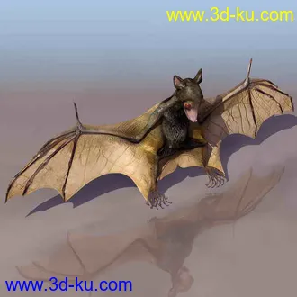 3D打印模型恐龙蝙蝠斑马等的图片