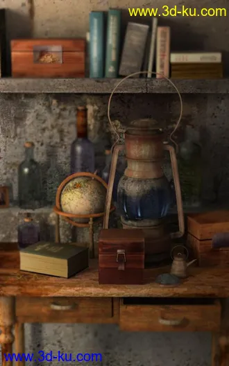 3D打印模型马灯的图片