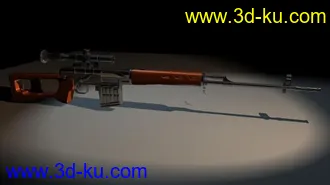 3D打印模型德拉贡诺夫狙击步枪！！！！的图片